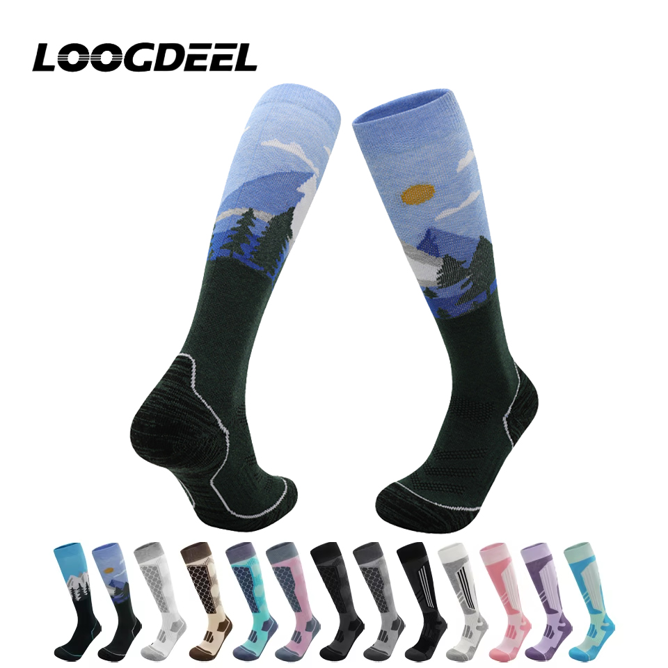 Wool Hiking Sock - Loogdeel 1 пара осенних профессиональных антибактериальных